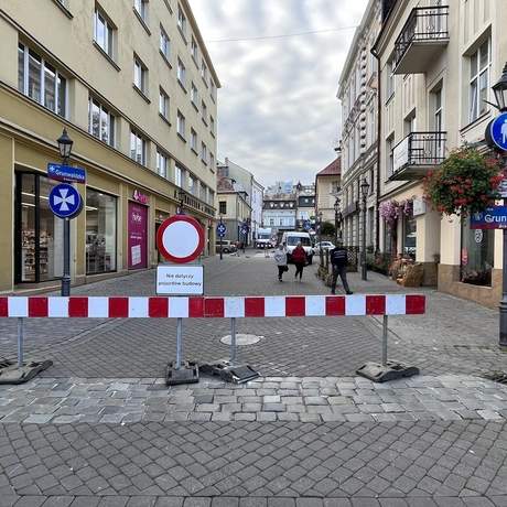 Przebudowa ul. Grunwaldzkiej [październik 2023] - fot 4